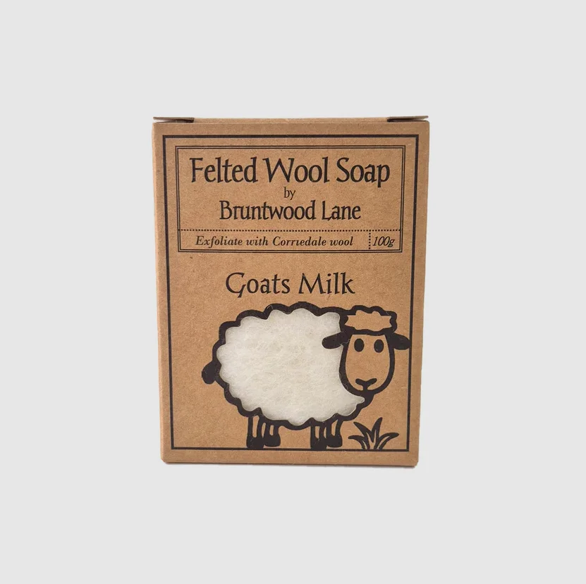 Felted Wool Soap Goat Milk 新西兰天然手工羊毛香皂【羊奶】 100g